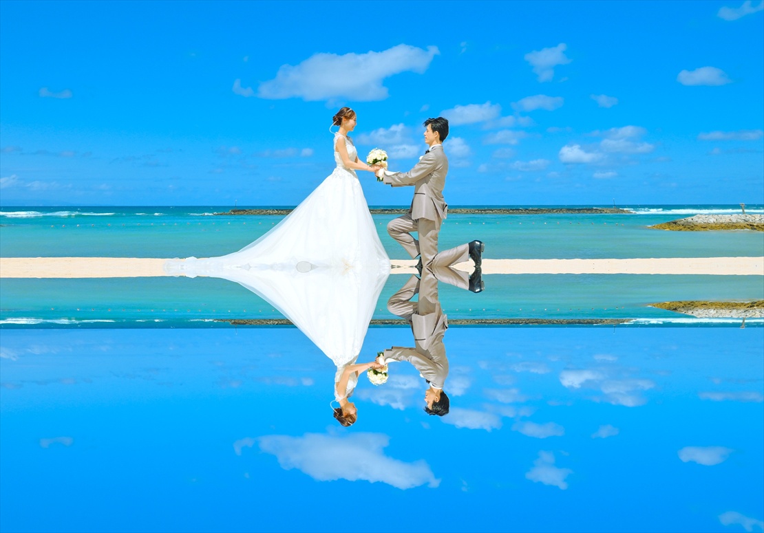 アプルヴァ・ケンピンスキ・バリ　フォトウェディング　ビーチ