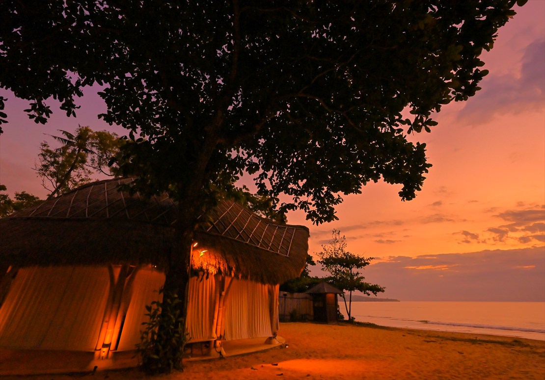 バリ ウェディング　バンブー・パビリオン マジックアワー