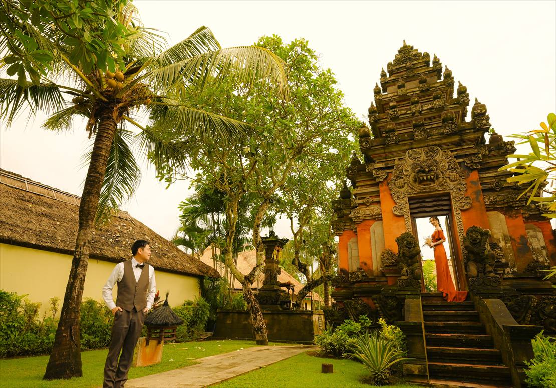 ベルモンド・ジンバランへご移動　バリ島フォトウェディング