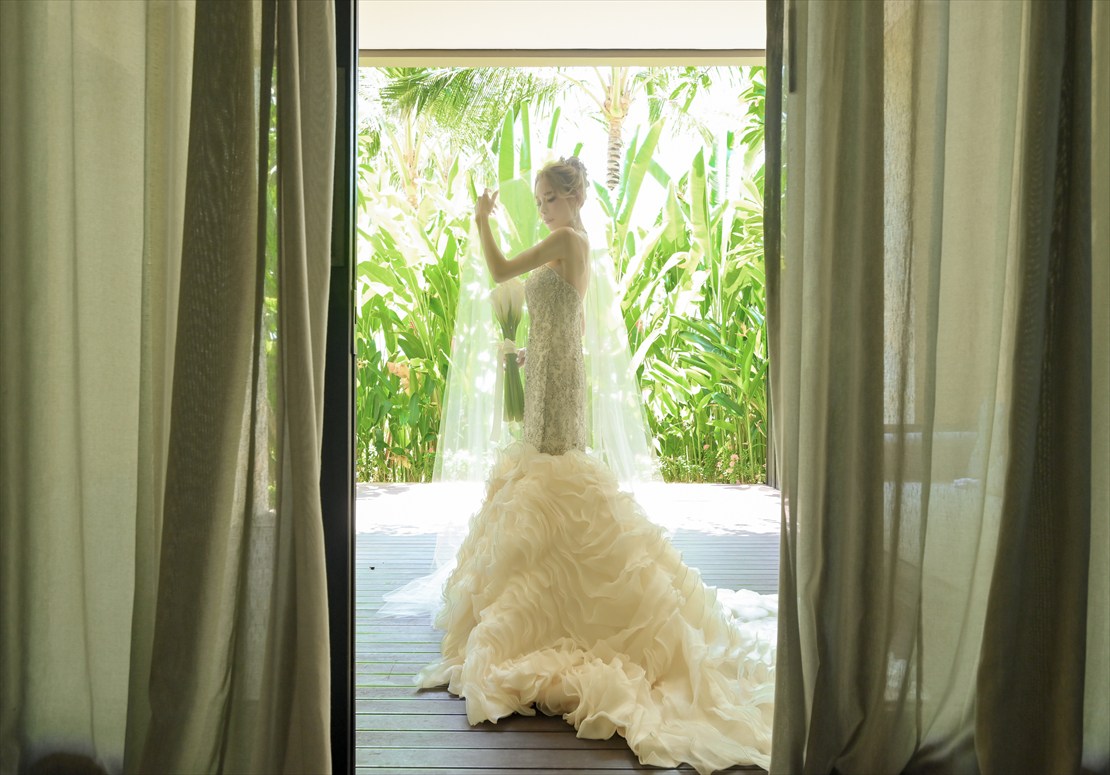 アプルヴァ・ケンピンスキ・バリ　フォトウェディング　お支度部屋