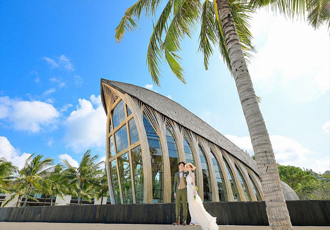 アプルヴァ・ケンピンスキ・バリ挙式後撮影・結婚写真 オーシャンフロント・チャペル・ビーチ ウェディング・フォト