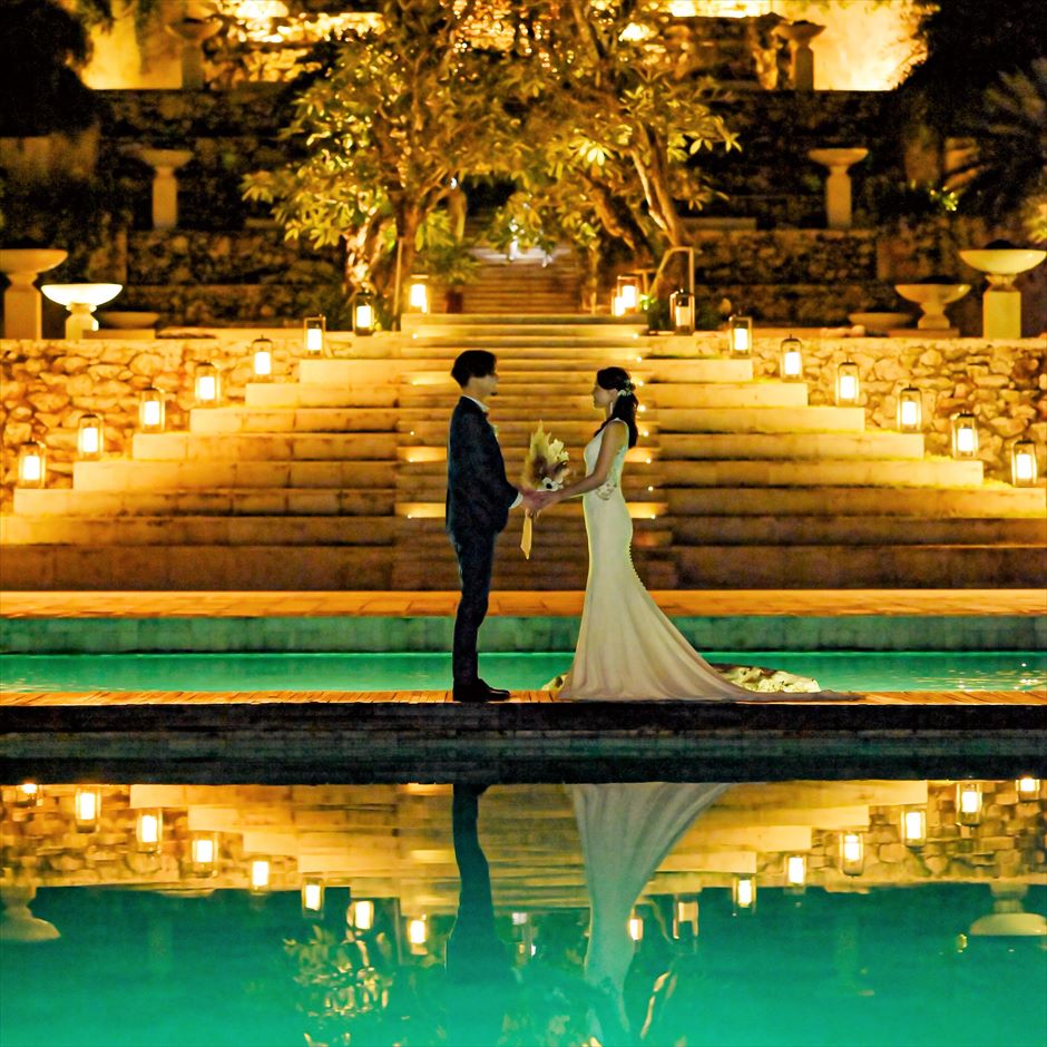 ナイト・ウェディング・アプルヴァ・ケンピンスキ・バリ　バリ島結婚式・挙式