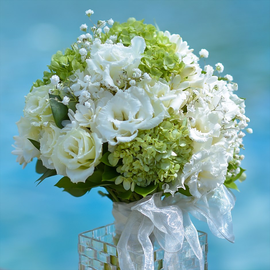 ローズ＆トルコ桔梗＆かすみ草＆あじさい