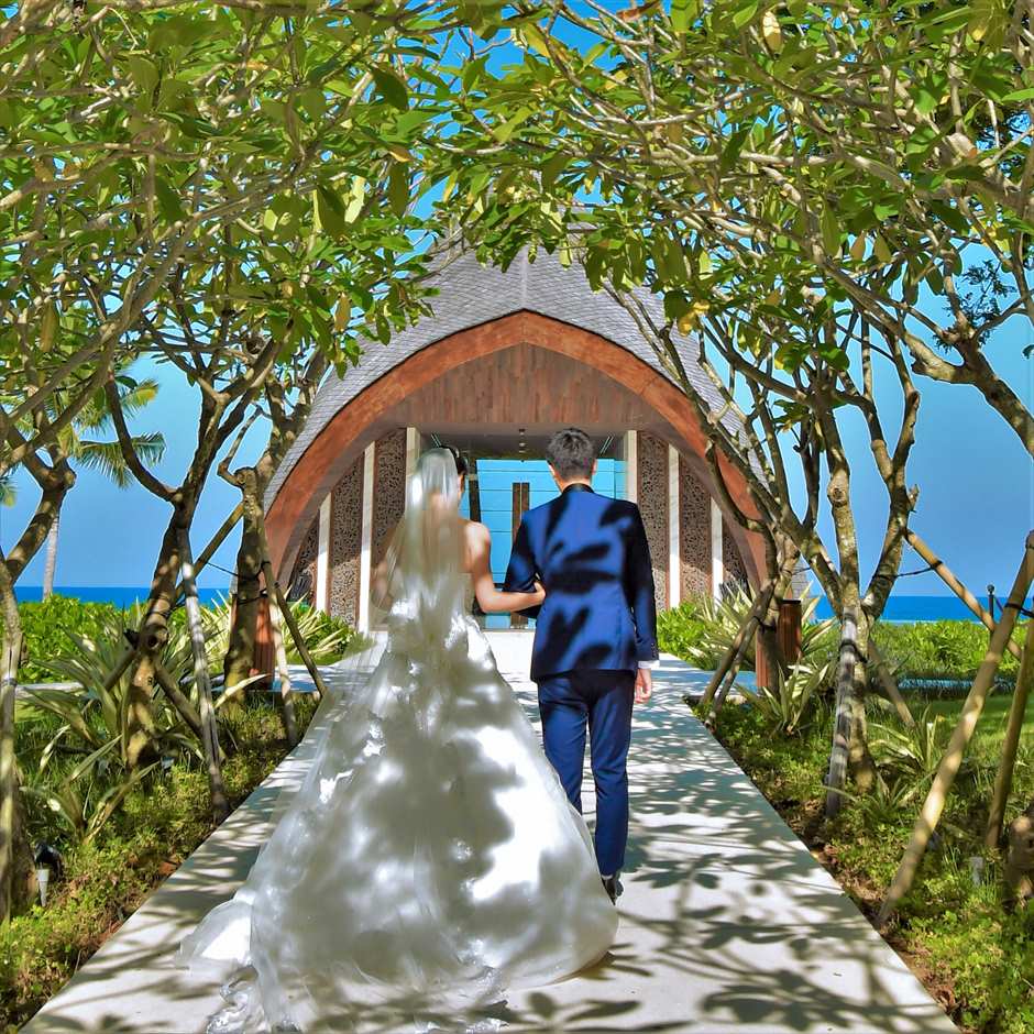 バリ島・ケンピンスキ・ウェディング・オーシャンフロント・チャペル　バリ挙式・結婚式