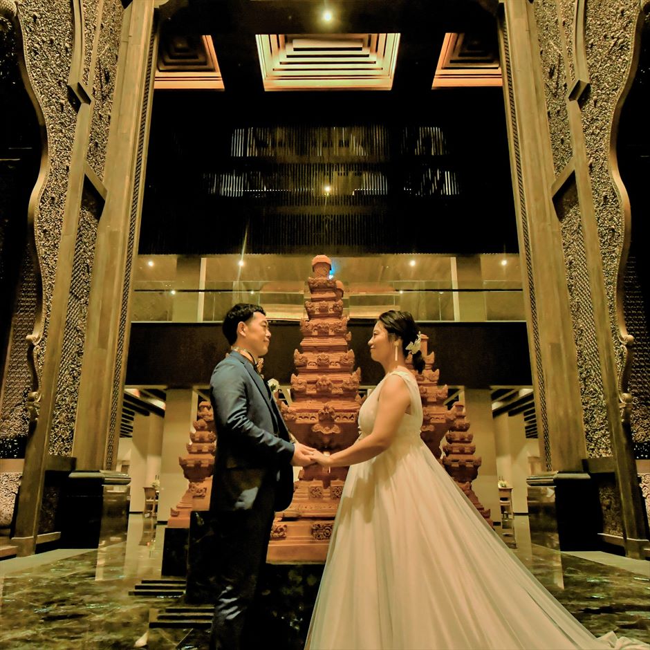 ケンピンスキ・バリ・ウェディング・ナイトフォト　バリ挙式・結婚式